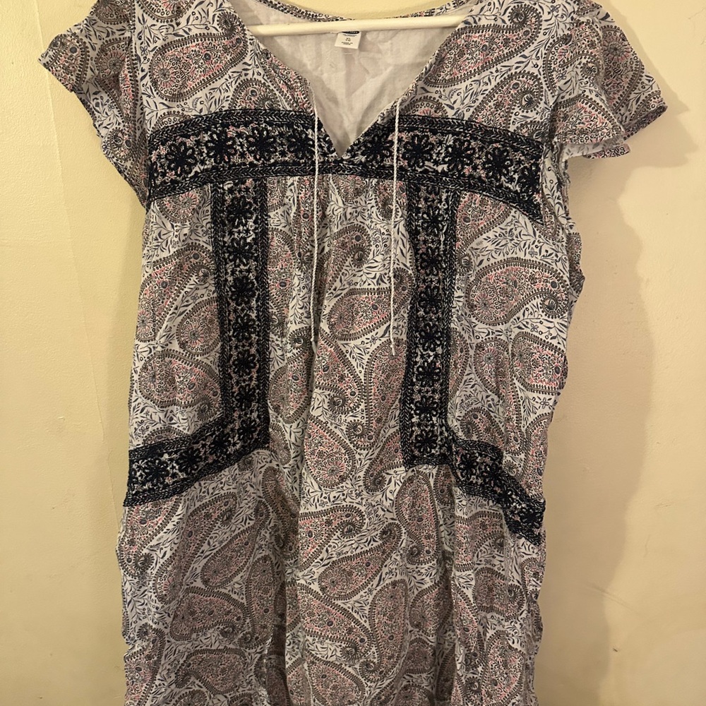 Old Navy Paisley Print Women's Dress